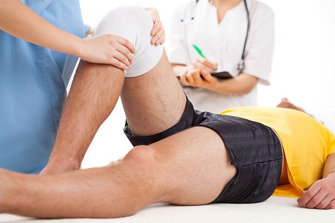Suppaer for the knee joint