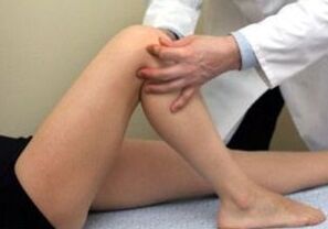 therapeutic massage for arthrosis of the knee