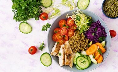 Nutritional characteristics in cervical osteochondrosis