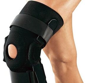 In osteoarthritis it is necessary to fix the diseased knee joint with an orthosis