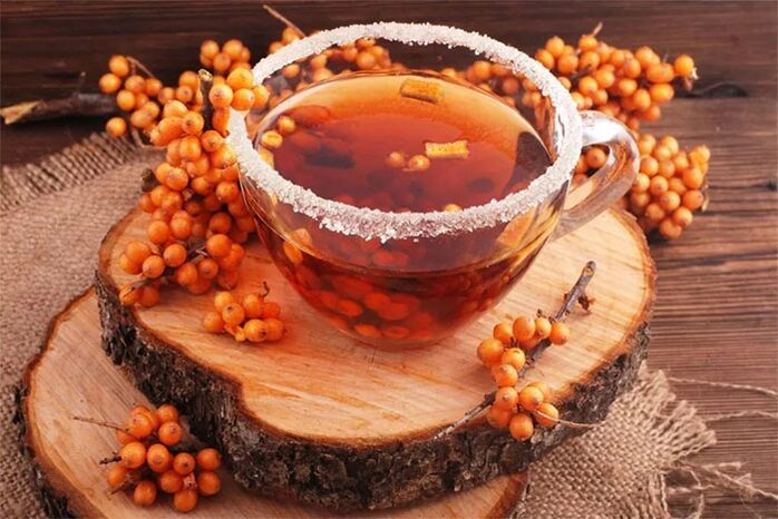 sea ​​buckthorn tea for cervical osteochondrosis