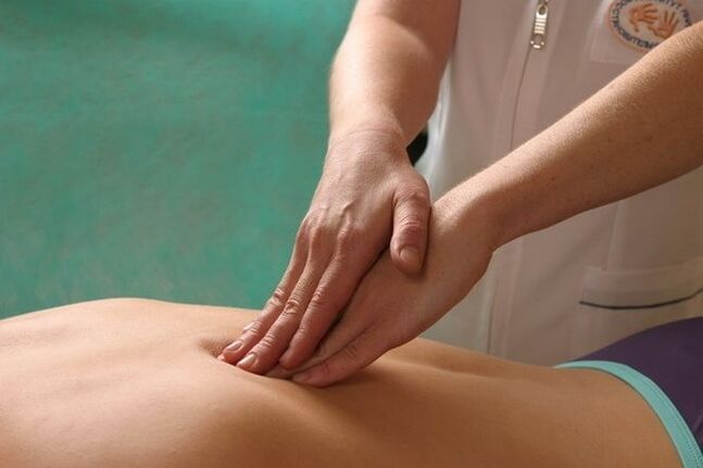 Osteochondrosis massage